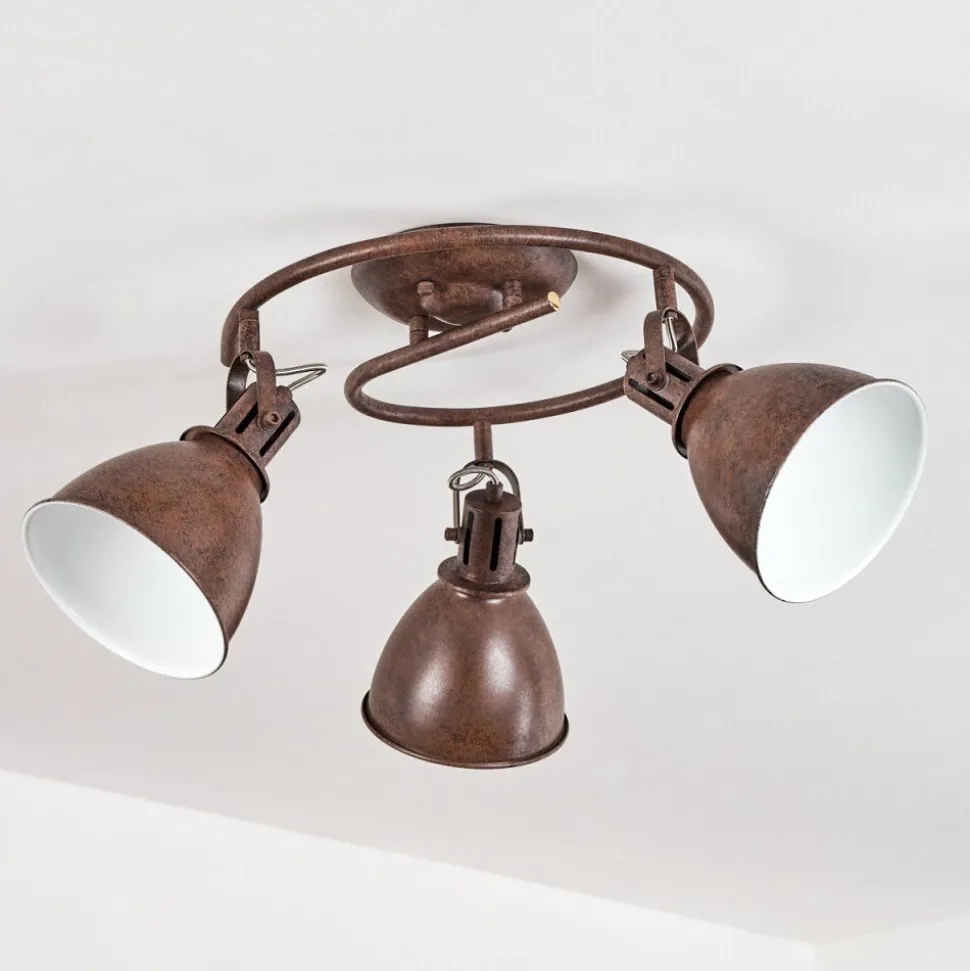 Plafonnier Koppom Rouille, 3 Lumieres