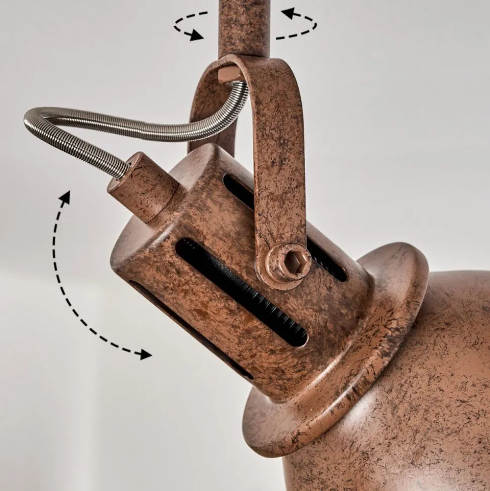 Plafonnier Koppom Rouille, 2 Lumieres