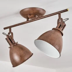 Plafonnier Koppom Rouille, 2 Lumieres