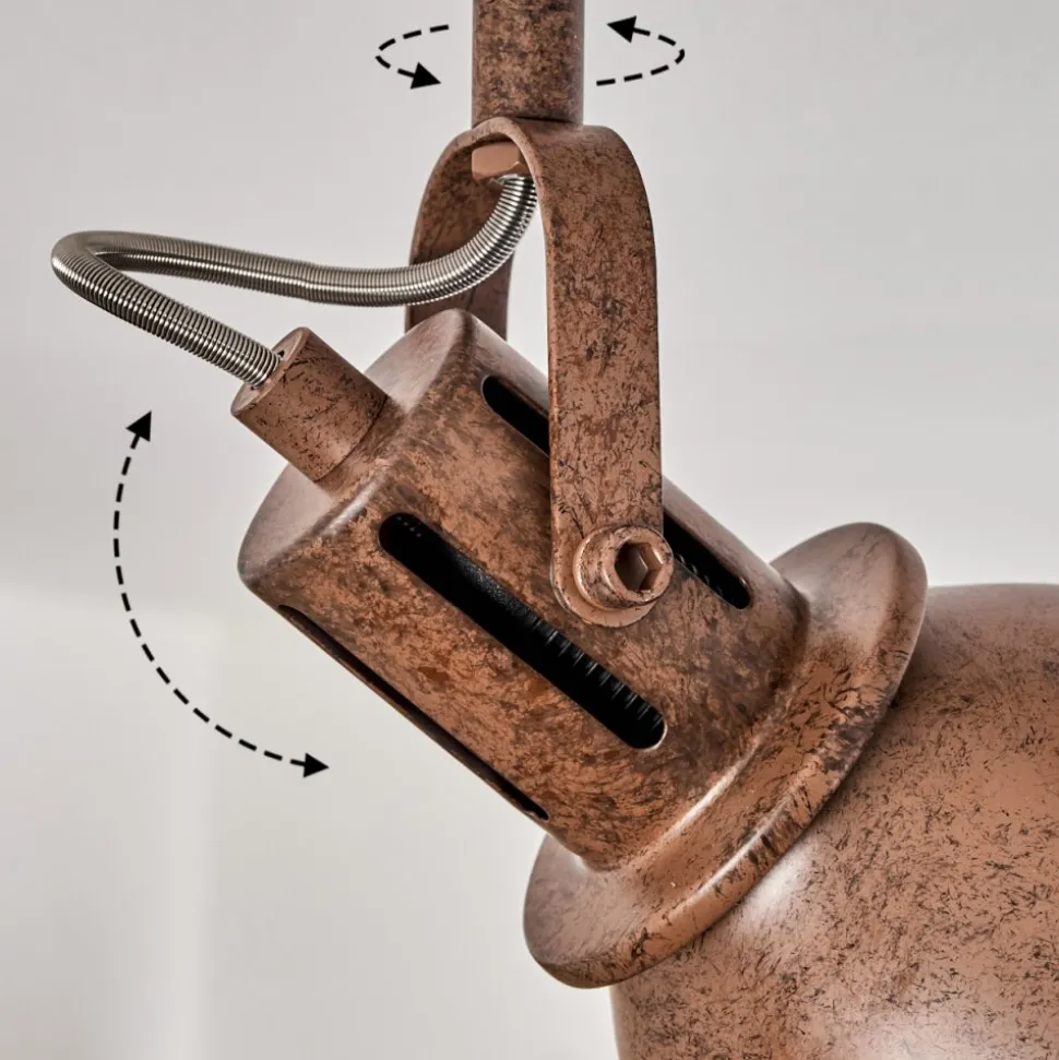 Plafonnier Koppom Rouille, 4 Lumieres