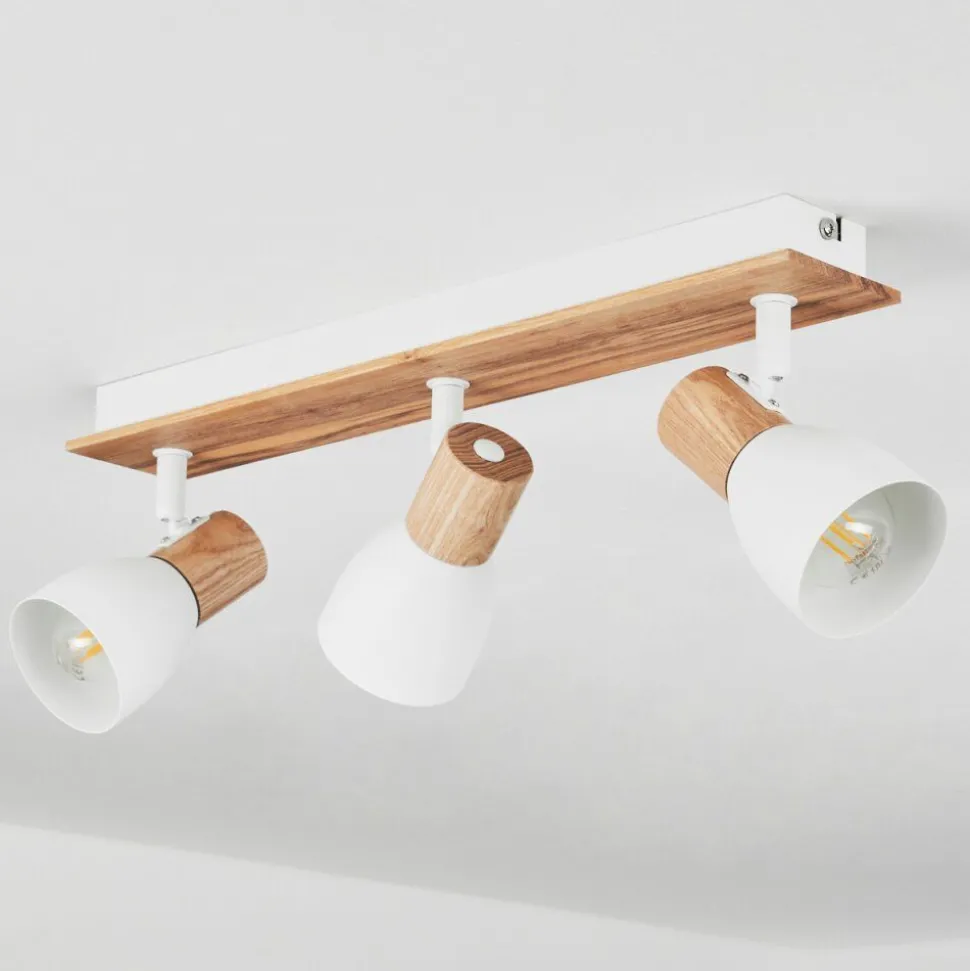 Plafonnier Kouek Ecru, Blanc, 3 Lumieres