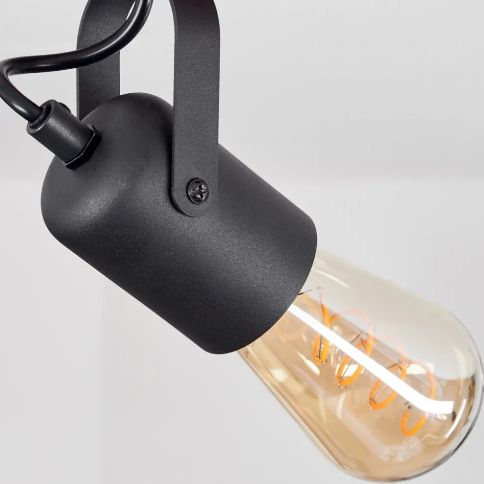 Plafonnier Kouk Ecru, Noir, 2 Lumieres
