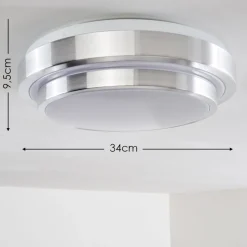 Plafonnier Led Sora Blanc, 1 Lumiere