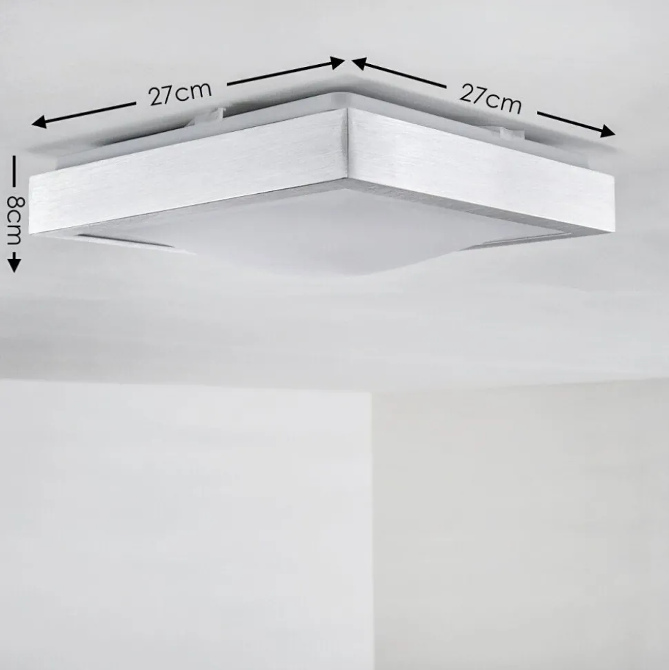 Plafonnier Led Sora Nickel Mat, 1 Lumiere
