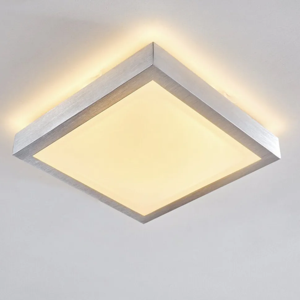 Plafonnier Led Sora Nickel Mat, 1 Lumiere