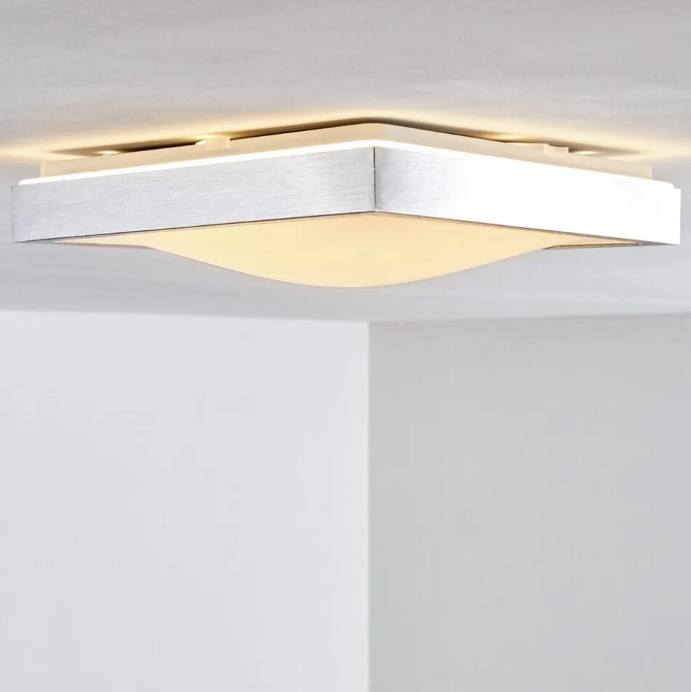 Plafonnier Led Sora Nickel Mat, 1 Lumiere