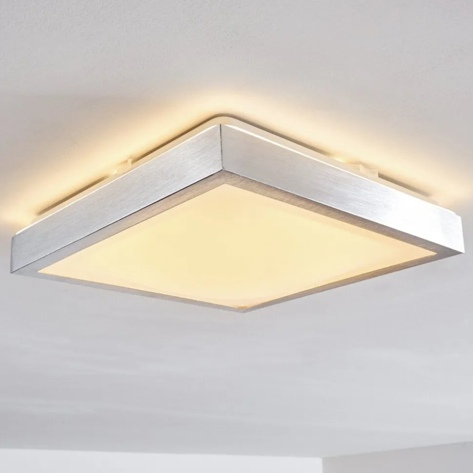 Plafonnier Led Sora Nickel Mat, 1 Lumiere
