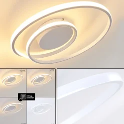 Plafonnier Leksund Led Blanc, 1 Lumiere