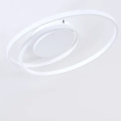 Plafonnier Leksund Led Blanc, 1 Lumiere