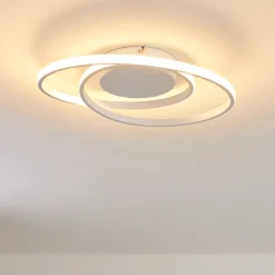 Plafonnier Leksund Led Blanc, 1 Lumiere