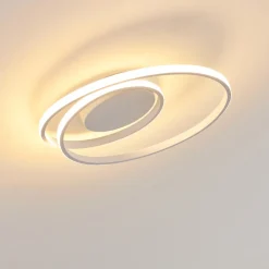 Plafonnier Leksund Led Blanc, 1 Lumiere