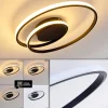 Plafonnier Leksund Led Noir, 1 Lumiere