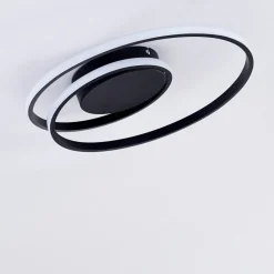 Plafonnier Leksund Led Noir, 1 Lumiere