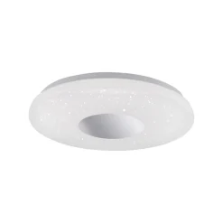 Plafonnier Leuchten Direkt Lavinia Led Chrome, 1 Lumiere, Detecteur De Mouvement