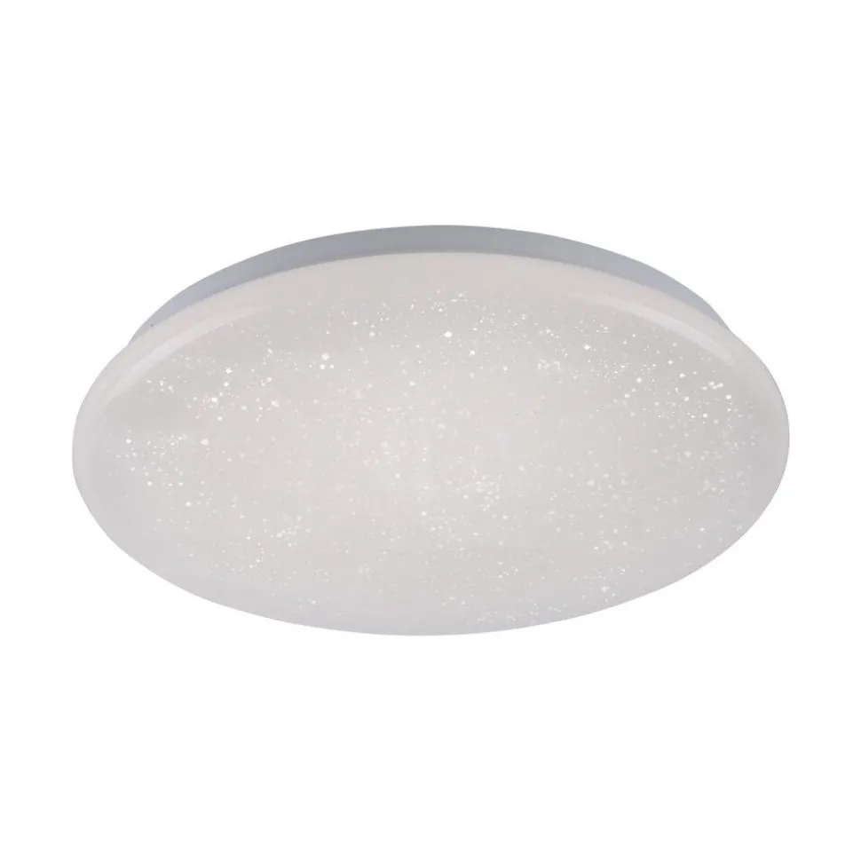 Plafonnier Leuchten Direkt Skyler Led Blanc, 1 Lumiere, Detecteur De Mouvement