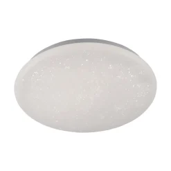 Plafonnier Leuchten Direkt Skyler Led Blanc, 1 Lumiere, Detecteur De Mouvement