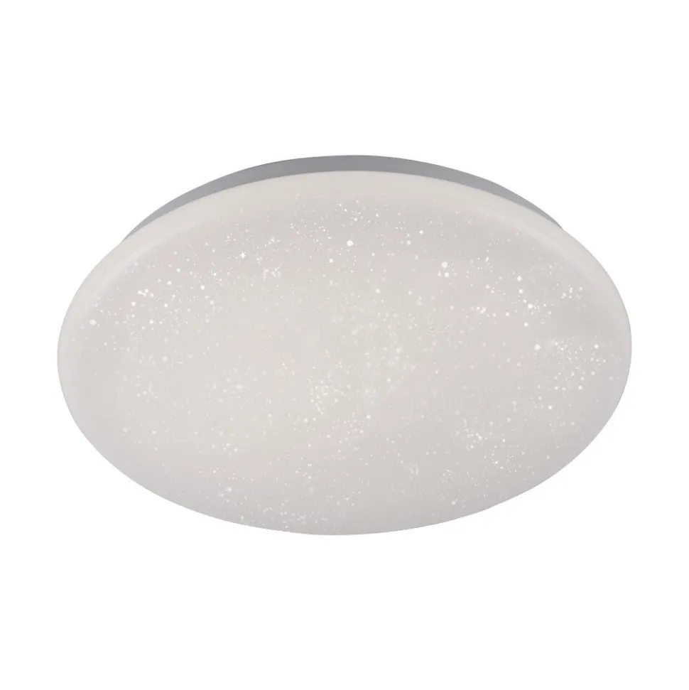 Plafonnier Leuchten Direkt Skyler Led Blanc, 1 Lumiere, Detecteur De Mouvement