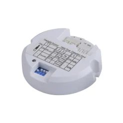 Plafonnier Leuchten Direkt Skyler Led Blanc, 1 Lumiere, Detecteur De Mouvement