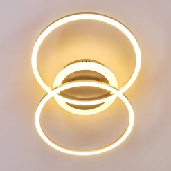Plafonnier Lithgow Led Argente, 1 Lumiere
