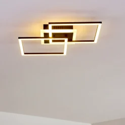 Plafonnier Lithgow Led Noir, 1 Lumiere