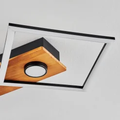 Plafonnier Lomnion Led Ecru, Noir, 1 Lumiere