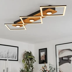 Plafonnier Lomnion Led Ecru, Noir, 1 Lumiere