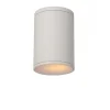 Plafonnier Lucide Tubix Blanc, 1 Lumiere
