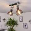 Plafonnier Lulea Chrome, 2 Lumieres