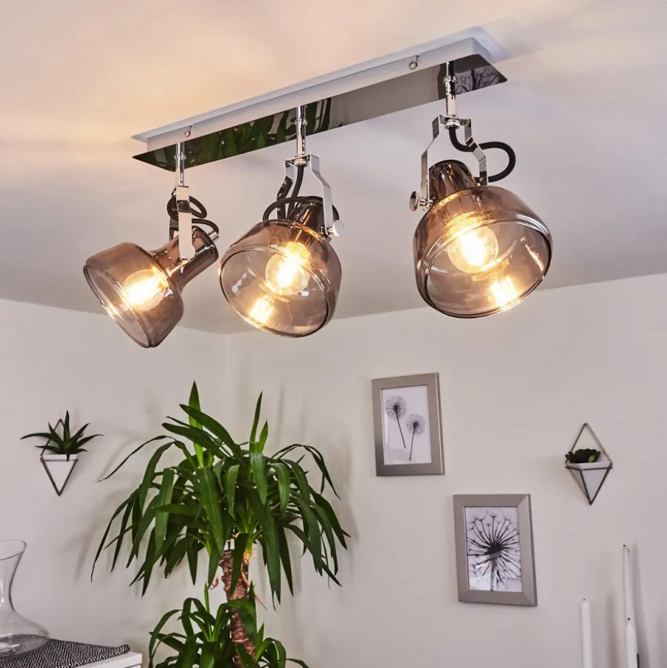 Plafonnier Lulea Chrome, 3 Lumieres