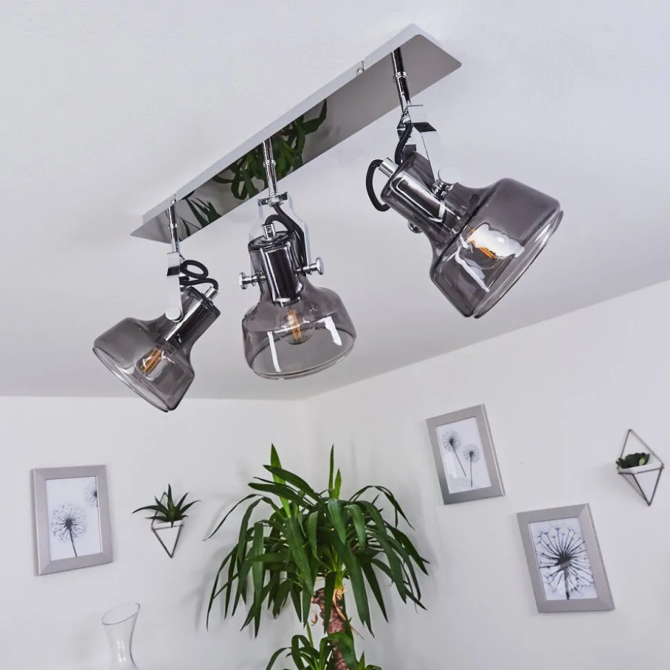 Plafonnier Lulea Chrome, 3 Lumieres