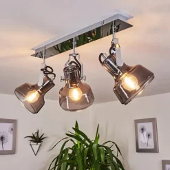 Plafonnier Lulea Chrome, 3 Lumieres
