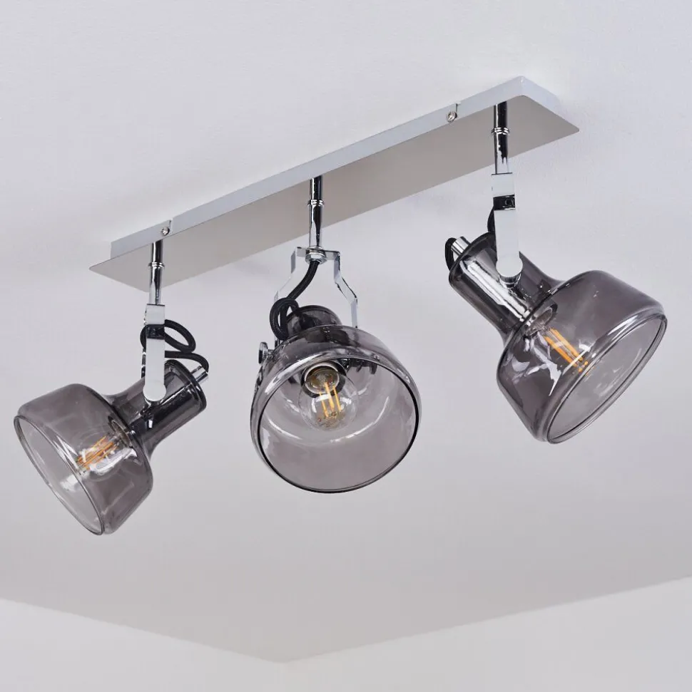 Plafonnier Lulea Chrome, 3 Lumieres