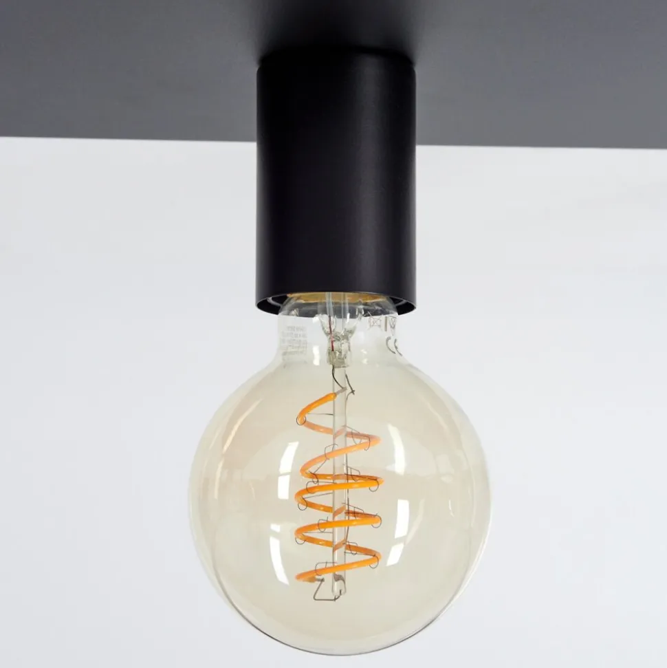 Plafonnier Malao Noir, 1 Lumiere