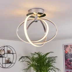 Plafonnier Maluma Chrome, 1 Lumiere