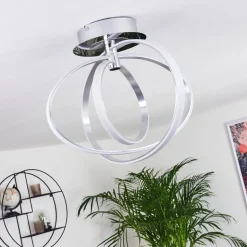Plafonnier Maluma Chrome, 1 Lumiere