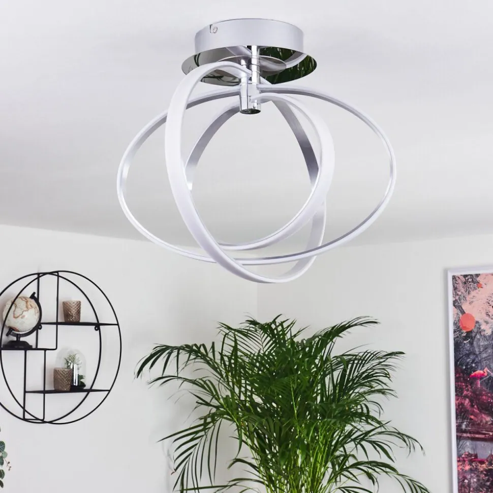 Plafonnier Maluma Chrome, 1 Lumiere
