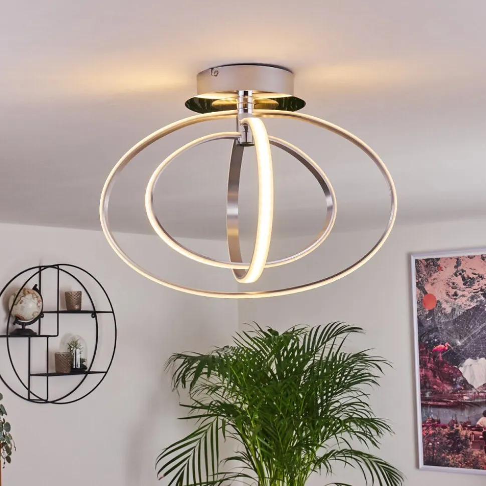 Plafonnier Maluma Chrome, 1 Lumiere