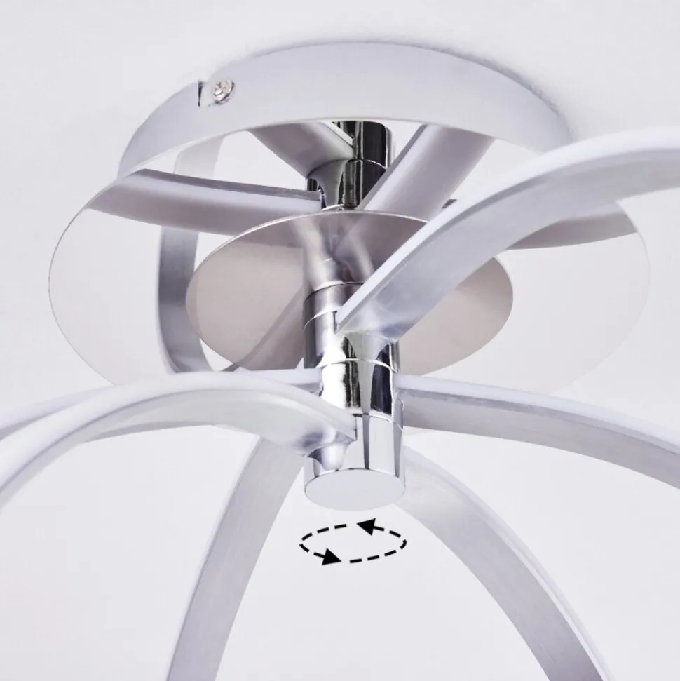 Plafonnier Maluma Chrome, 1 Lumiere