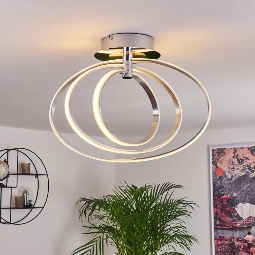 Plafonnier Maluma Chrome, 1 Lumiere
