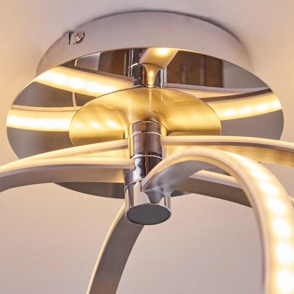 Plafonnier Maluma Chrome, 1 Lumiere