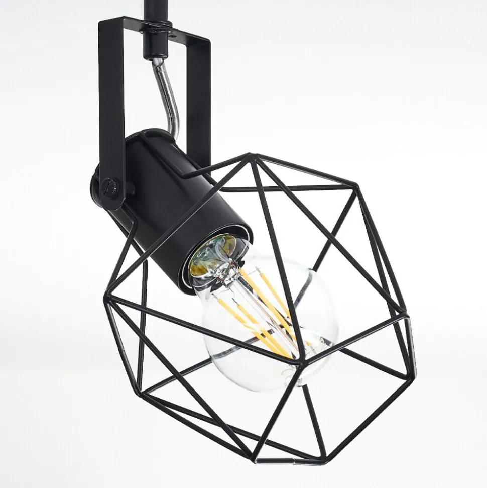Plafonnier Maracambo Bois Fonce, Noir, 4 Lumieres