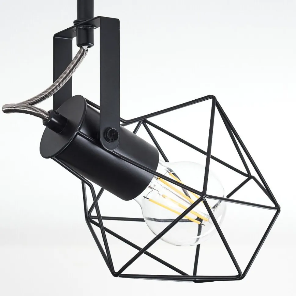 Plafonnier Maracambo Bois Fonce, Noir, 4 Lumieres