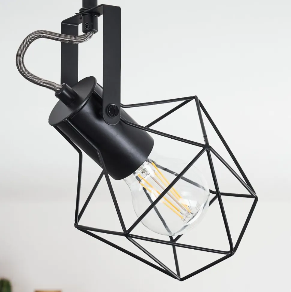 Plafonnier Maracambo Bois Fonce, Noir, 3 Lumieres