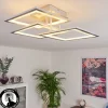 Plafonnier Marcus Led Argente, 1 Lumiere