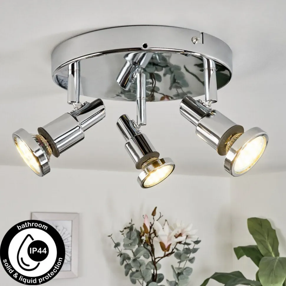 Plafonnier Morges Chrome, 3 Lumieres