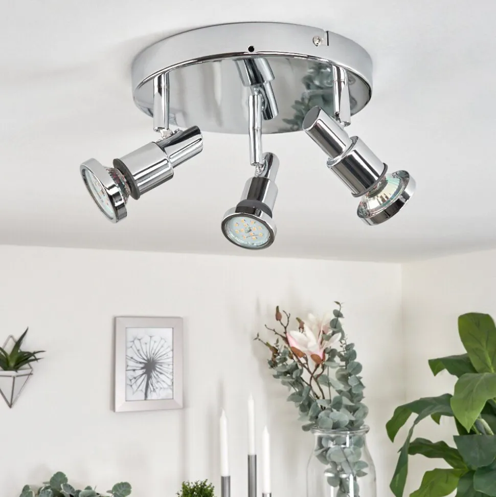 Plafonnier Morges Chrome, 3 Lumieres