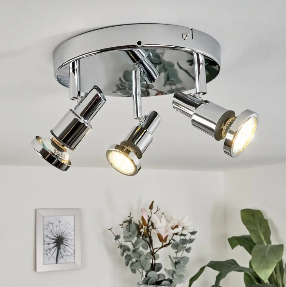 Plafonnier Morges Chrome, 3 Lumieres