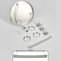 Plafonnier Morges Chrome, 3 Lumieres
