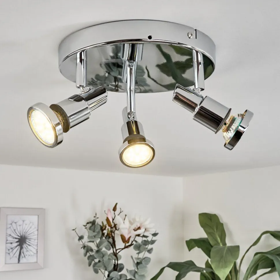 Plafonnier Morges Chrome, 3 Lumieres