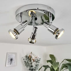 Plafonnier Morges Chrome, 3 Lumieres